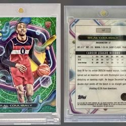 2023-24 Topps Chrome Cosmic - Bilal Coulibaly - Green Space Dust Refractors /75