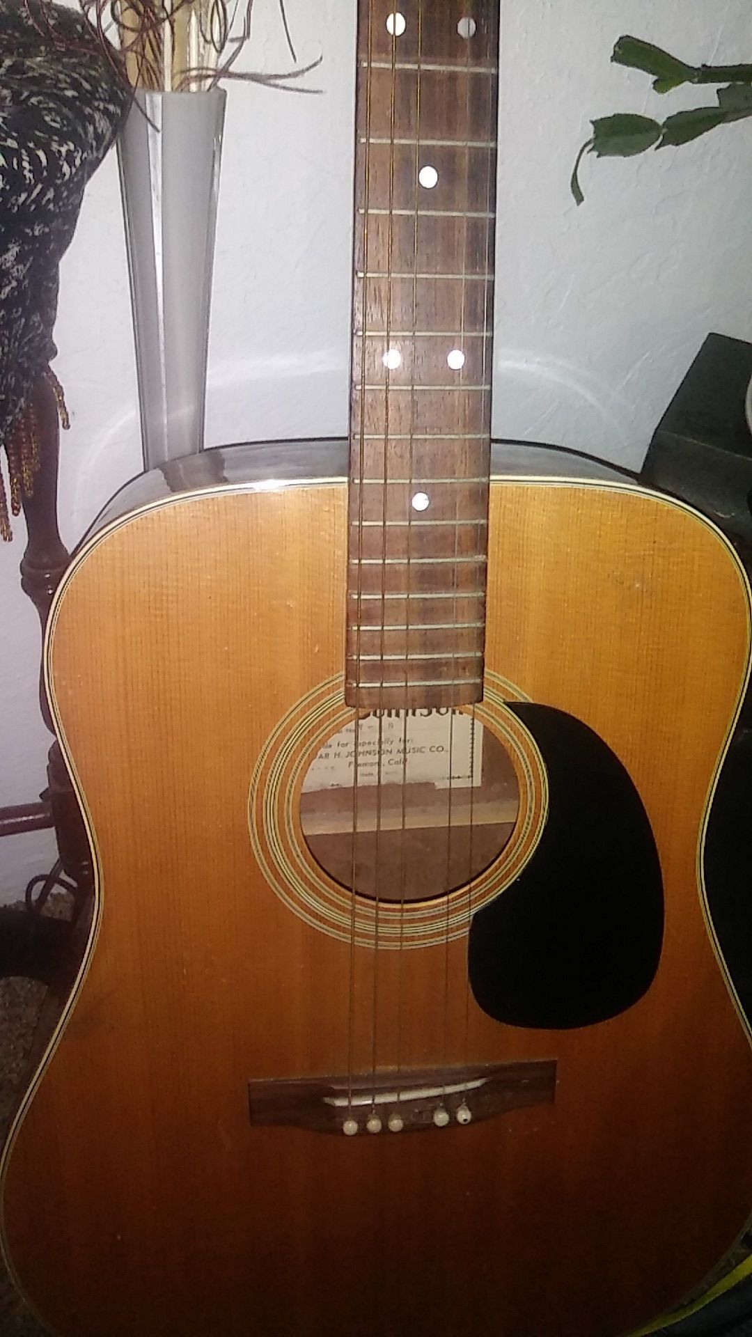 Ivar Johnson vintage accoustic guitar