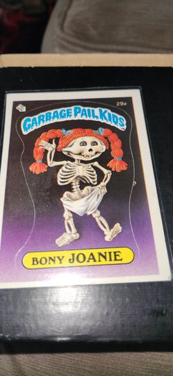 1985 Garbage Pail Kids Series 1 Bony Joanie