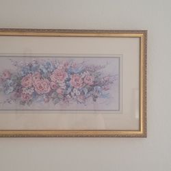 Gorgeous Ornate Flowery Picture For SALE 