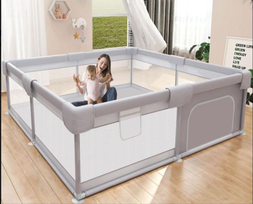 Large Baby Playpen 50x50 – Indoor/Outdoor Baby Fence Play Yard !!!!