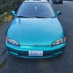 1993 Honda Civic EX EJ1 Coupe Manual With vtech