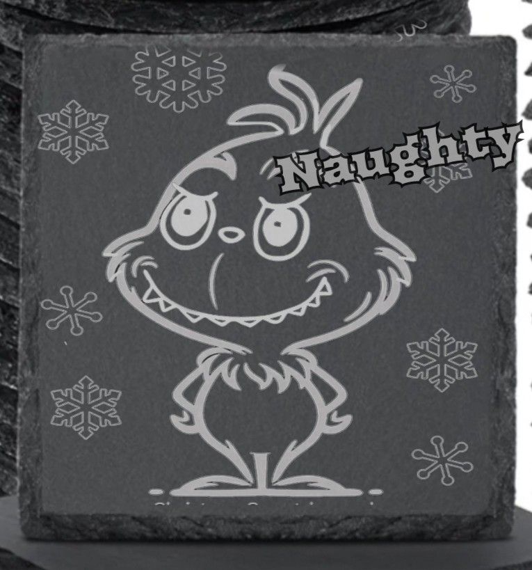 Mischievous Labubu Grinch Coaster