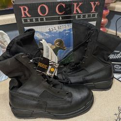 New Rocky Navy Safety Boots. Size 9N