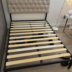 Full Sized Bed Frame And Head Board 
