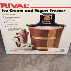 Rival Ice Cream Yogurt Freezer 