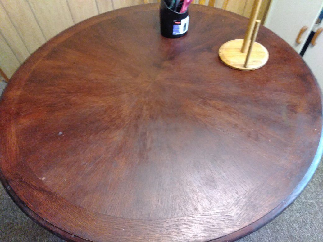 Tiger wood kitchen table