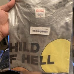 Supreme Child of Hell Tee Grey  Size M  FW15