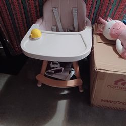 Grow With Me Girls High Chair 