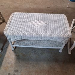 Wicker Coffee Table