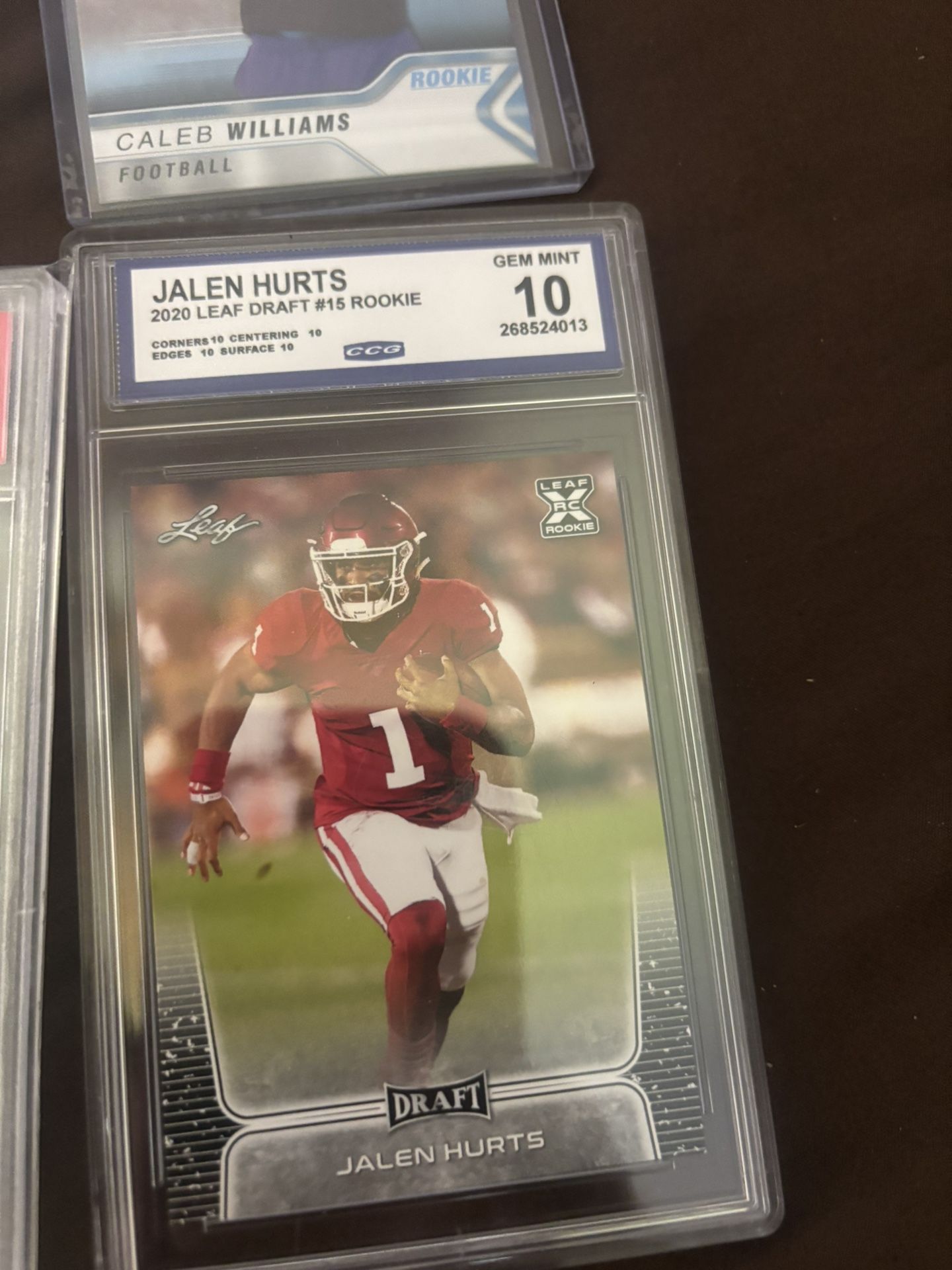 Jalen Hurts Gem Mint Rookie Card!