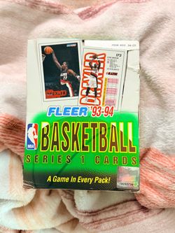 Fleer 1993-94 NBA Basketball Series 1 Box