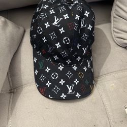 Louis Vuitton Hat Black With Colored Symbols for Sale in  display picture 1