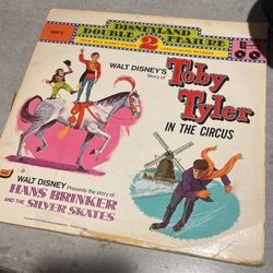 Vintage Disneyland Double Feature Record