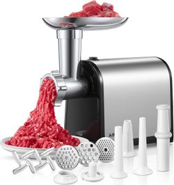 Electric Meat Grinder – 3200W, Stainless Steel, Sausage Stuffer – New