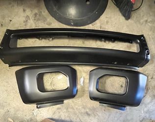 LA Zona Auto Parts 2011 to 2016 Ford F250 F350 Super Duty Modular Lower Front Bumper Defensa de Enfrente Negra Matte Black