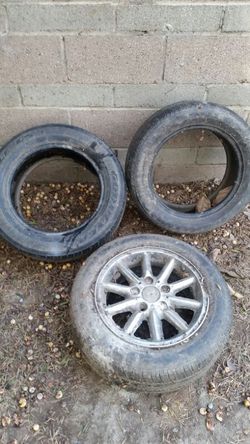 Bmw rim and tires
