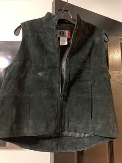 Women’s leather vest