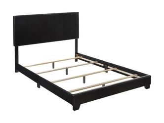 Black full size bed frame