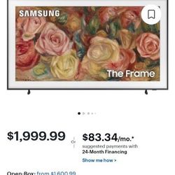 Samsung - 65" Class LSOD The Frame Series QLED 4K Smart Tizen TV