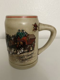 World famous Clydesdales 1987 (Budweiser stein)