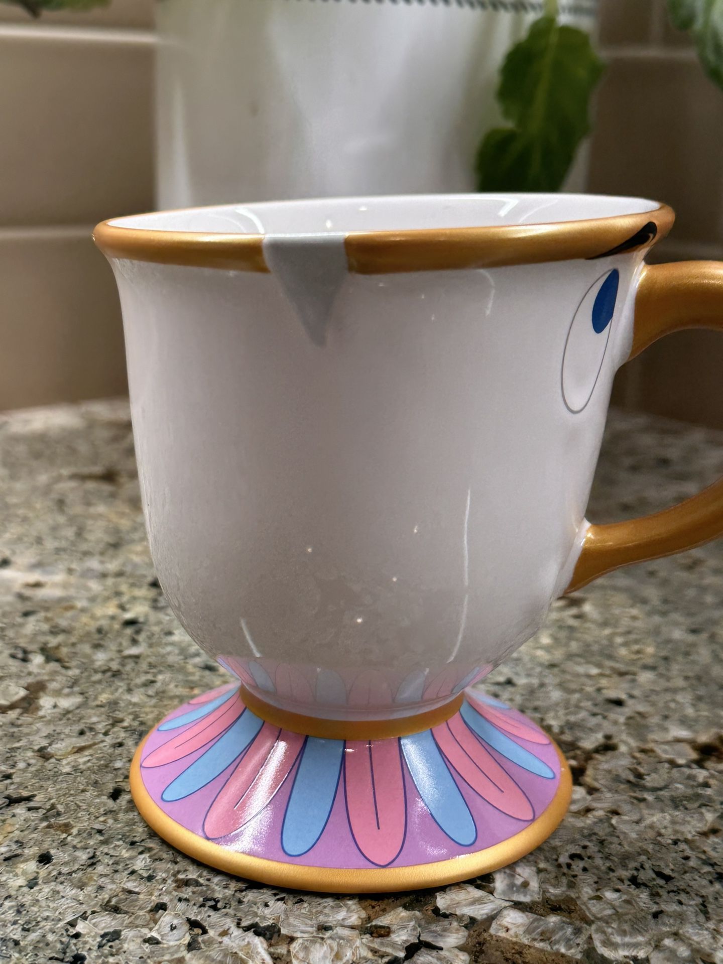 Disney Parks Beauty and The Beast Chip Ceramic Mug