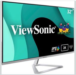 Brand new - in opened ViewSonic VX3276-2K-MHD QHD LED Monitor