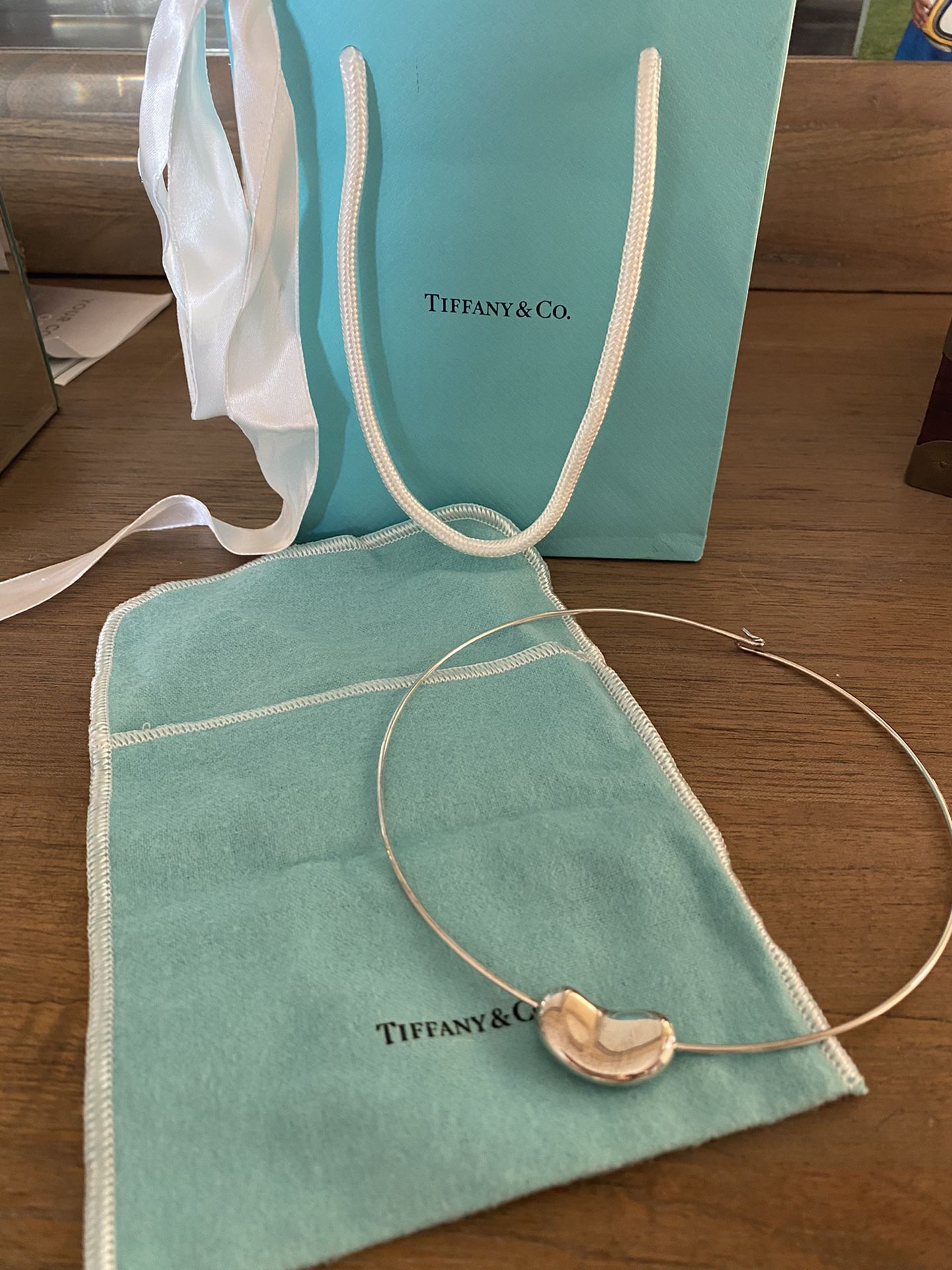 Tiffany and co bean neckless