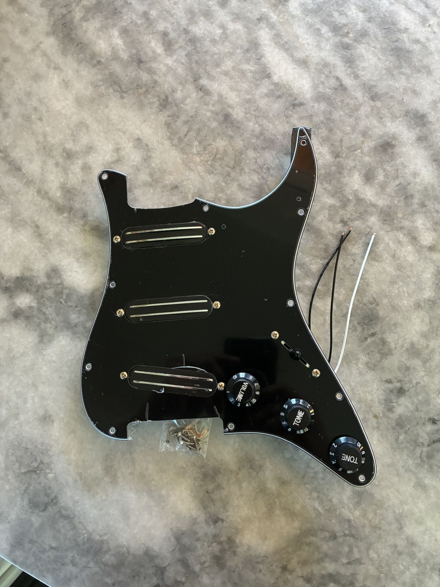 Loaded Strat Style Pickguard
