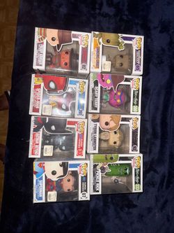 Funko Pop Vinyl Figures Lot of 8