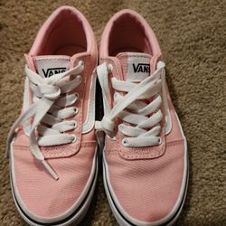 Like New, Girls Size 1 Vans