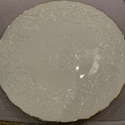 Lenox China Commerative Marriage Plate with Wedding Bells 12 1/2"