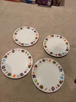 Scooby Doo Plates (4)