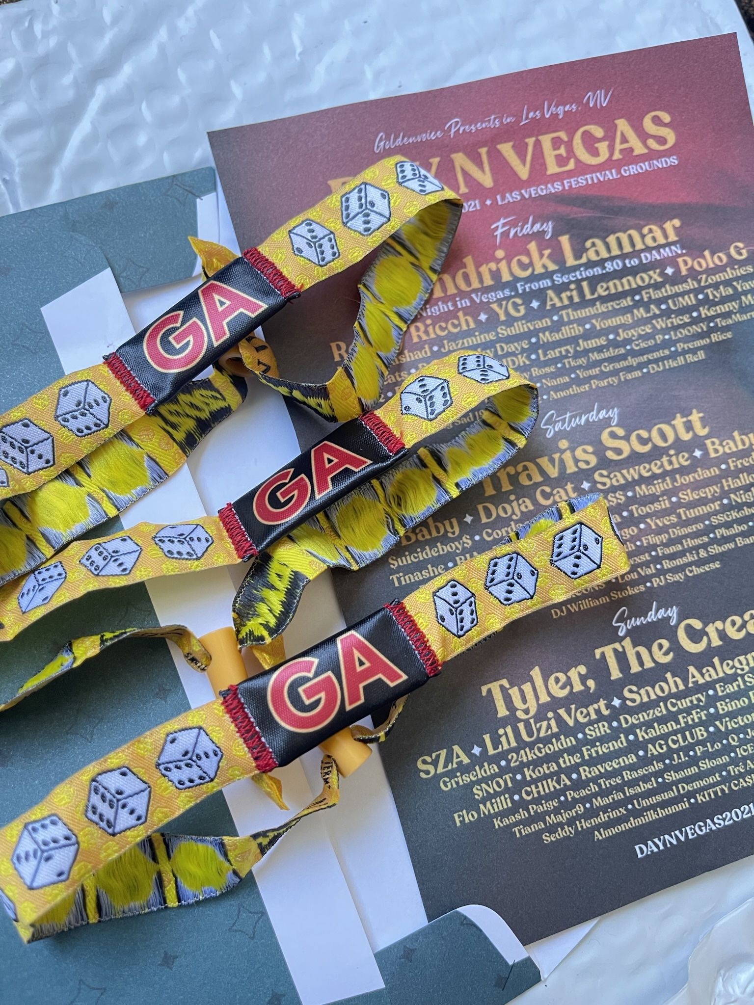 Day N Vegas 3 Day GA Wristbands