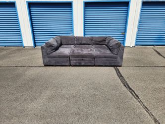 6 Piece Modular Sofa With Ottoman + Storage FREE DELIVERY