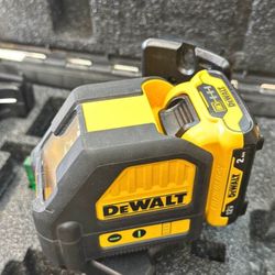 Dewalt 12v Cross line laser with battery and charger