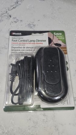 WESTEK INDOOR FOOT CONTROL LAMP DIMMER MODEL 6089B