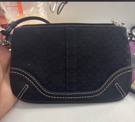 Coach Signature Canvas Mini Shoulder Bag