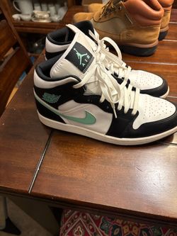 Air Jordan Mid 1 “Green Glow” Sneakers