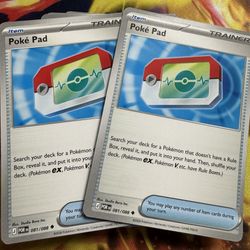 Pokemon TCG Poke Pad Item Card