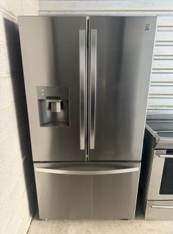 Kenmore Stainless Steel Refrigerator And Freezer