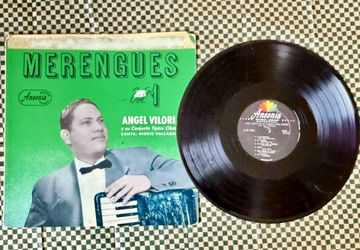 MERENGUES VOL 1 Vinyl LP Angel Viloria Y Su Conjunto Tipico Cibaeño ALP-1206