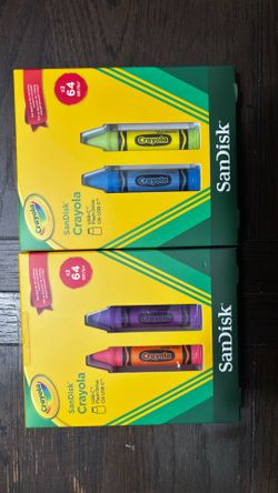 SANDISK Crayola USB-C Flash Drives 64GB(Pair)
