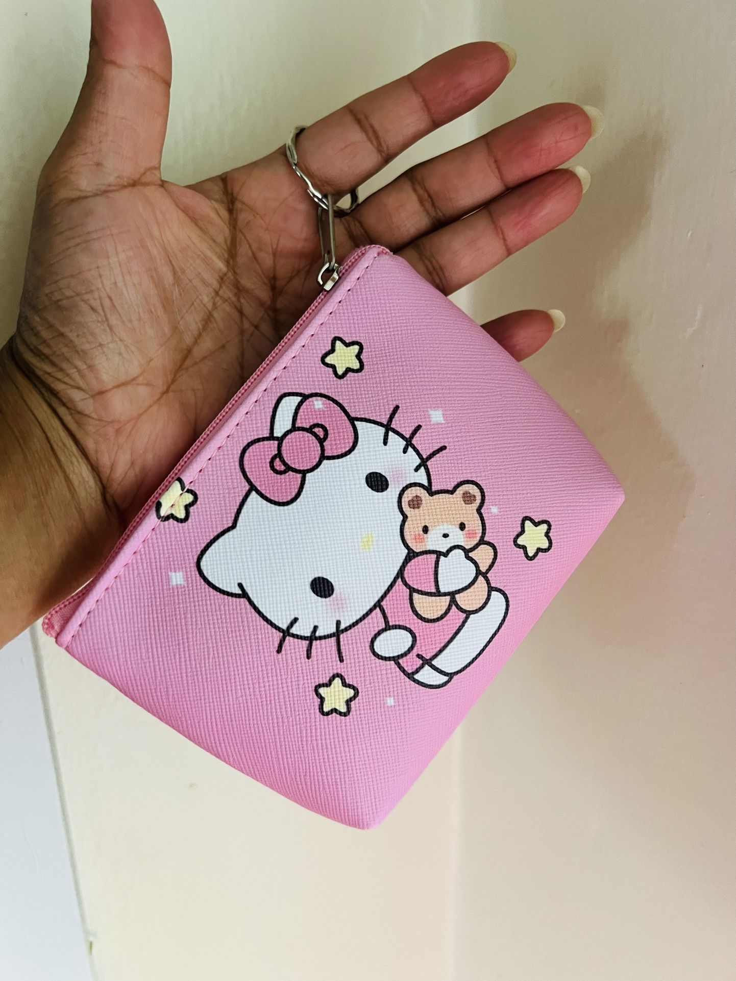 Cute Pink hello Kitty coin purse