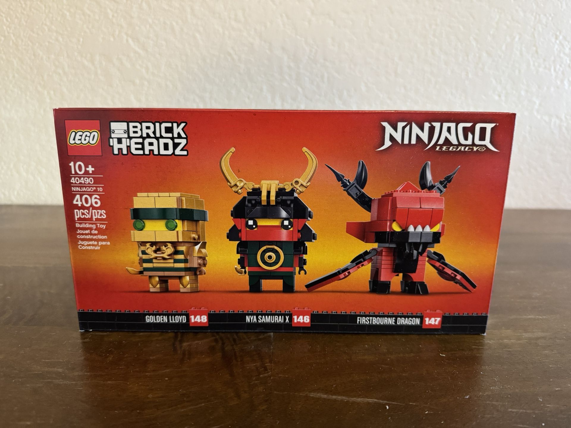 LEGO Ninjago Legacy BRICKHEADZ (40490) NINJAGO 10 ~Brand New & Sealed~ Firm Price Pickup Only