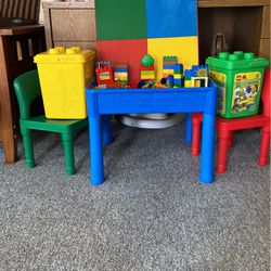 Play Platoon Activity Table Set And Two Box’s Lego