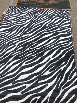 Black and White Rug
