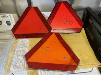 3 Golf Cart Caution Signs, $20 For All Three