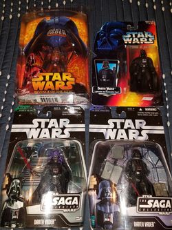 ** SET OF 4 MOC STAR WARS DARTH VADER ACTION FIGURES **