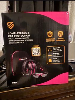 Eye & Ear Protection Kit Pink